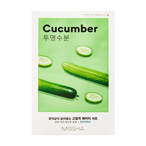missha airy fit sheet mask 12 types 1ea 19g