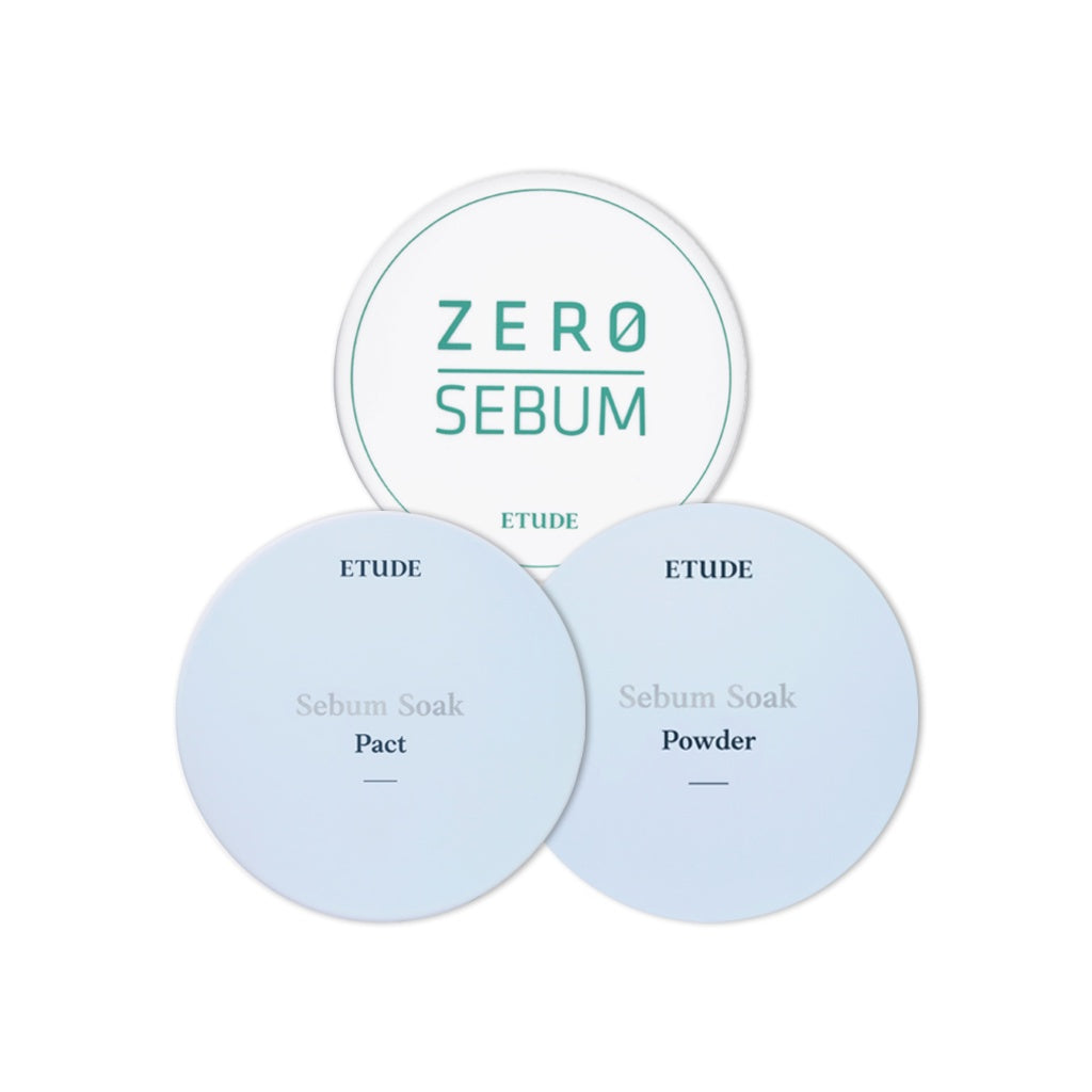 etude house zero sebum powder 4g sebum soak powder 5g pact 9.5g
