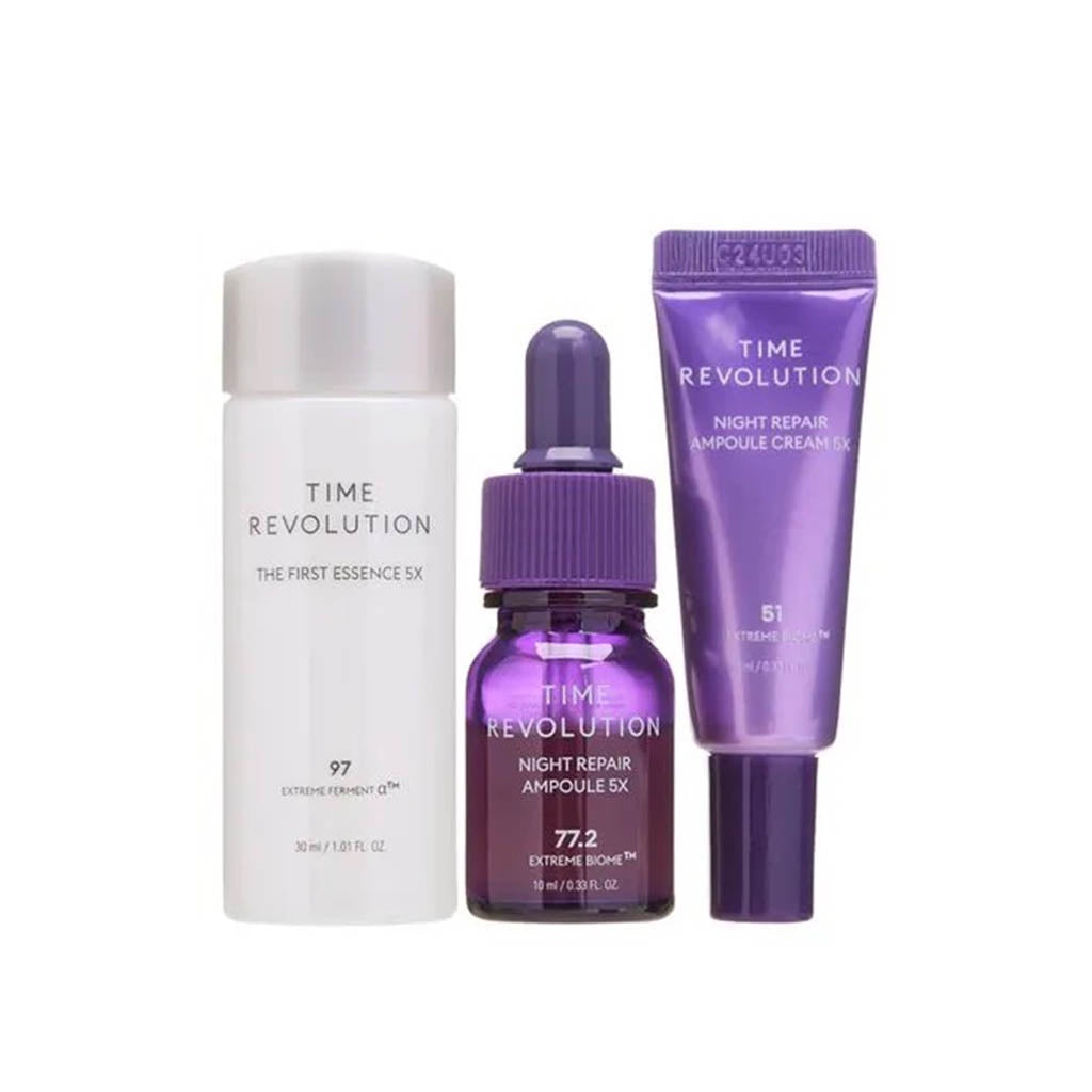Missha Time Revolution Night Repair Mini kit especial 5x