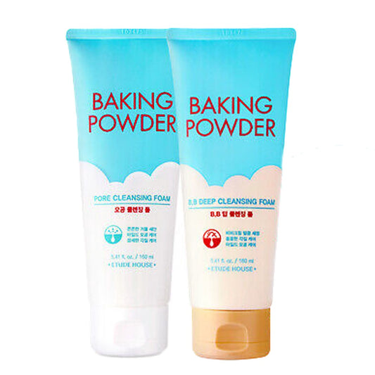 etude house baking powder pore cleansing foam / bb deep cleansing foam 160g