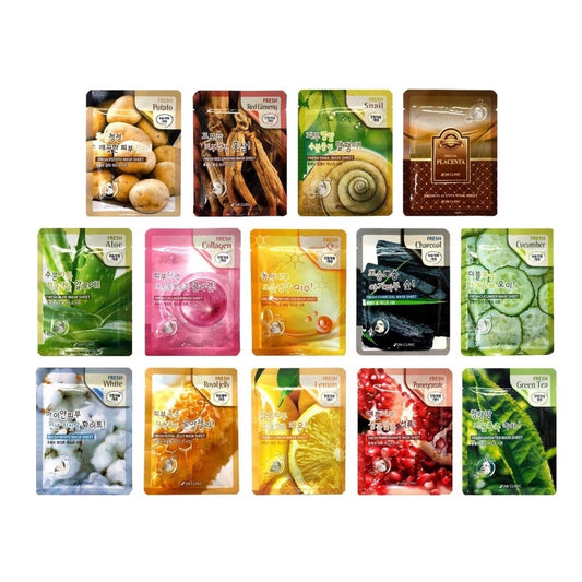 3w Clinic Fresh Mask Sheet 1ea 14 type Korea Mask Sheet