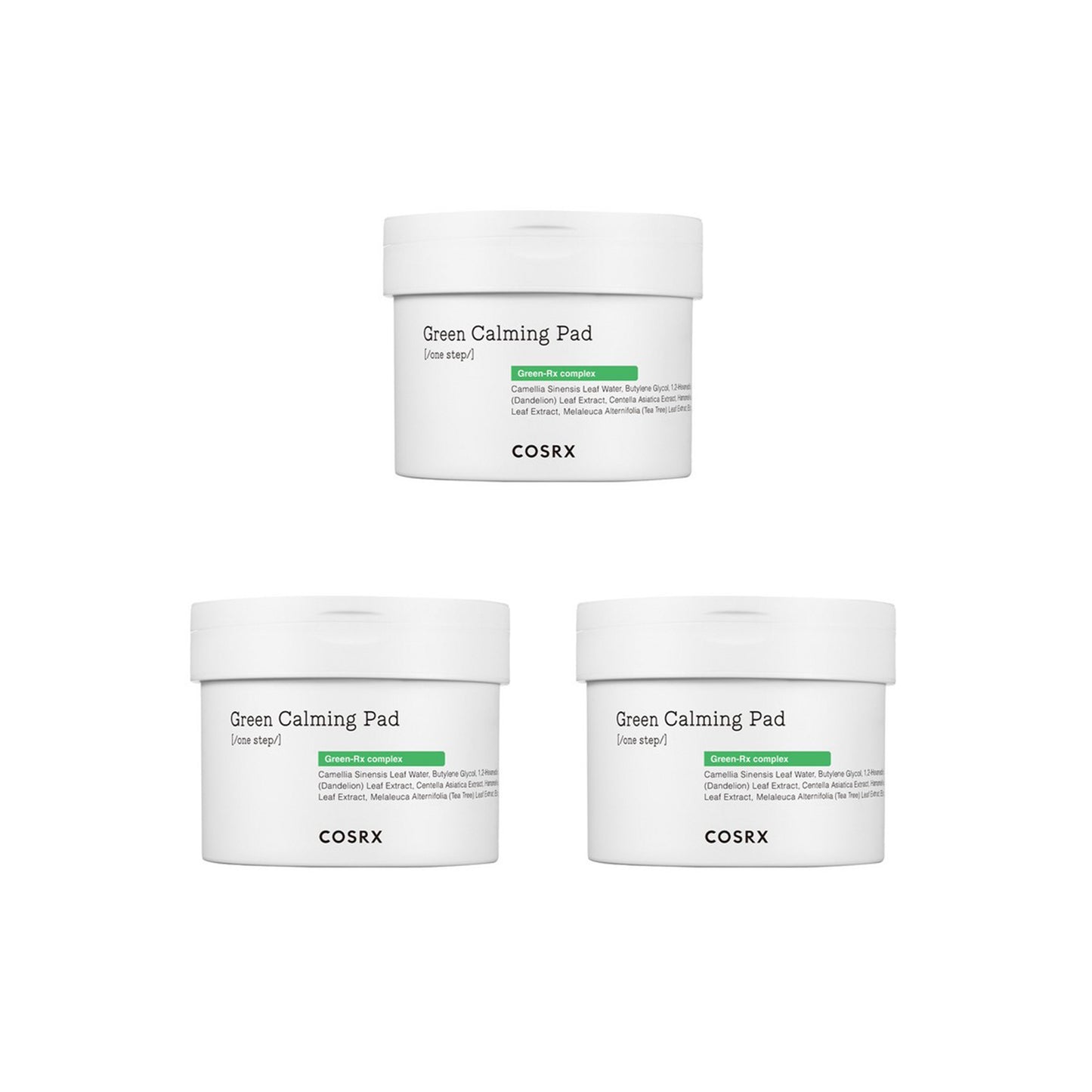 corsx One Step Green Calming Pad 70 sheets/140ml