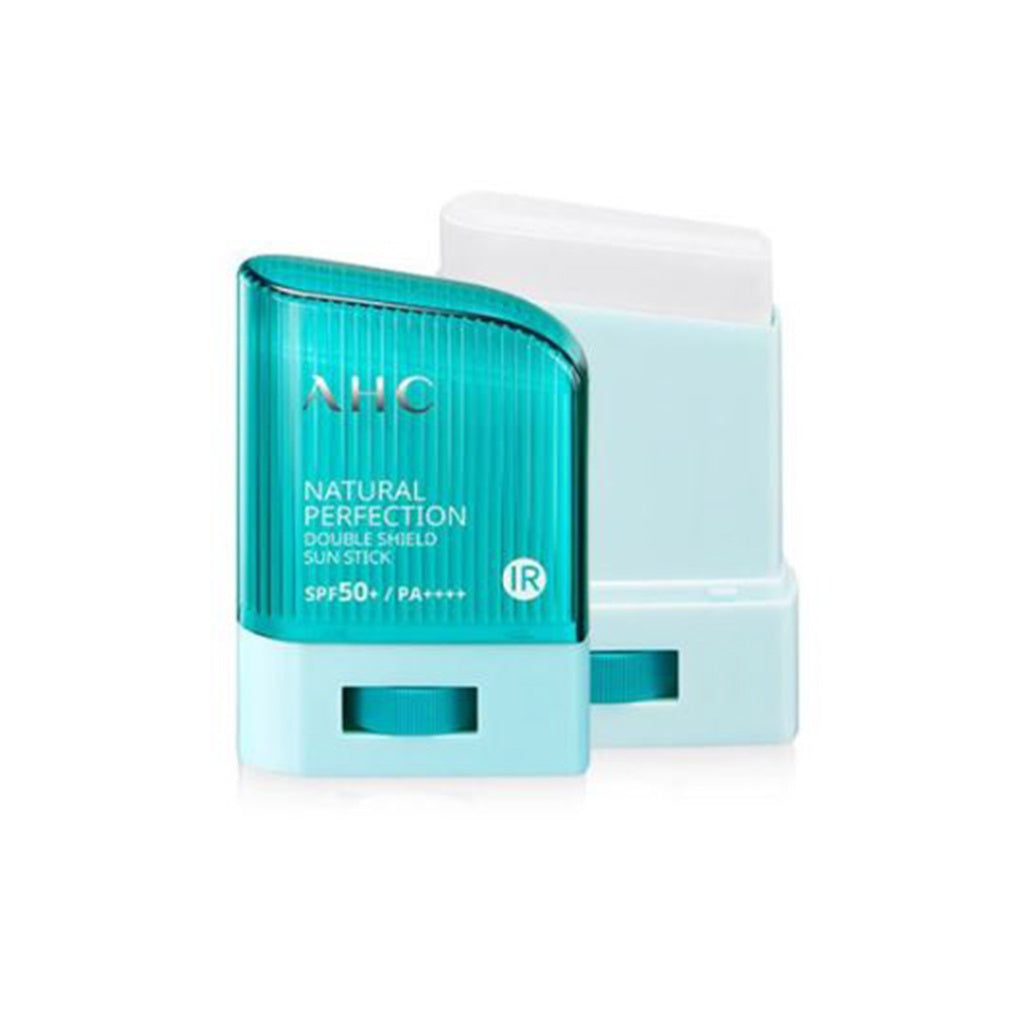 ahc natural perfection fresh sun stick 17g double shield sun stick 14g, 22g blue/green spf50+ pa++++