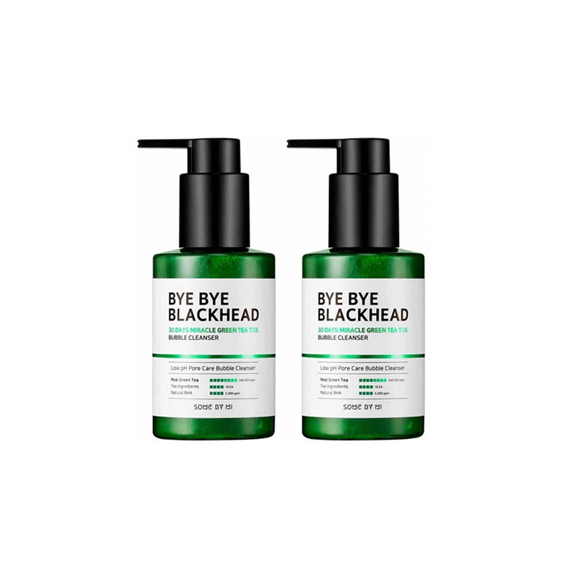 some by mi bye bye blackhead 30 days miracle green tea tox bubble cleanser 120ml