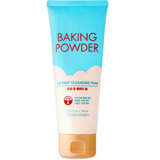 etude house baking powder pore cleansing foam / bb deep cleansing foam 160g