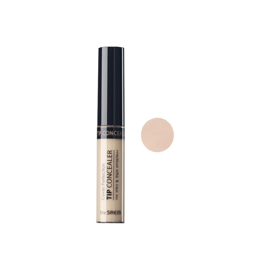 the saem cover perfection tip concealer 6 color 6.5g