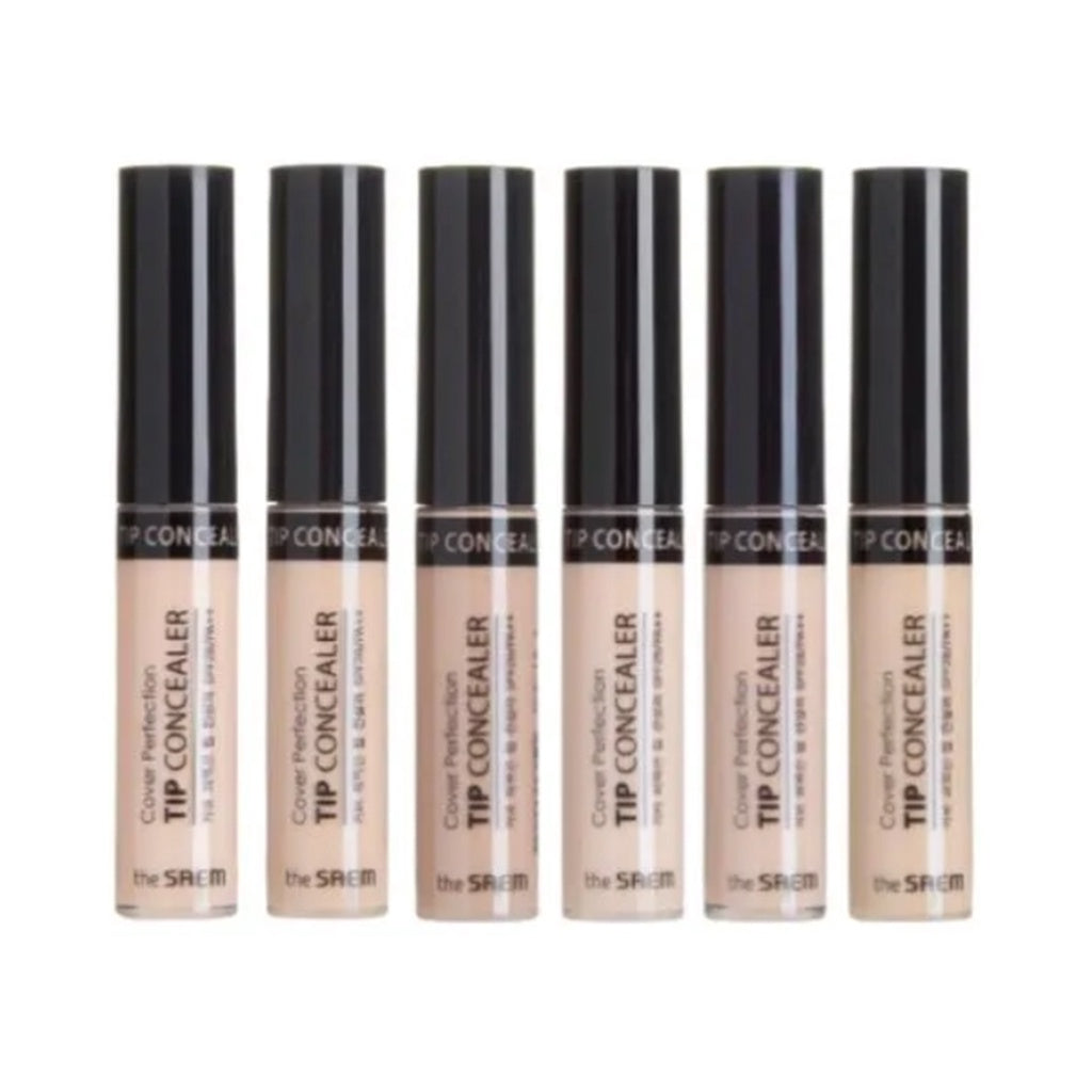 the saem cover perfection tip concealer 6 color 6.5g