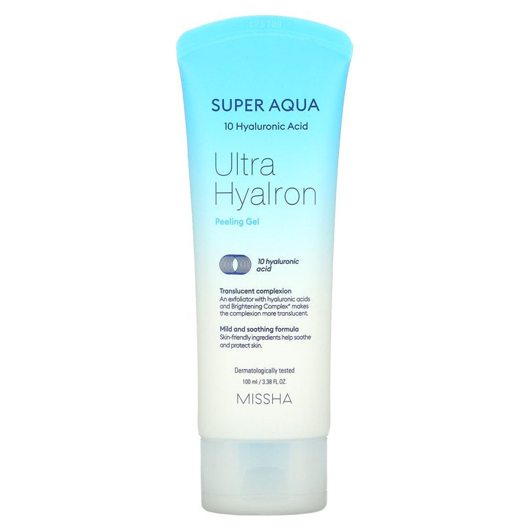 missha super aqua ultra hyalon peeling gel