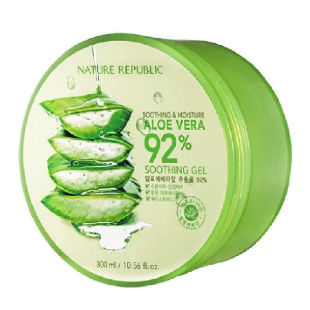 nature republic soothing &amp; moisture aloe vera 92% soothing gel