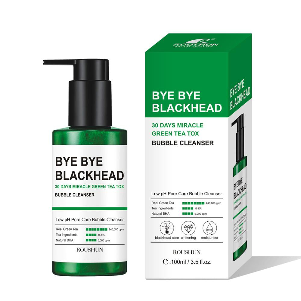 some by mi bye bye blackhead 30 días milagroso limpiador de burbujas tox de té verde 120ml